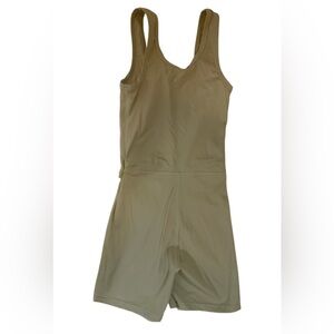 SET Active Light Tan Sleeveless Jumpsuit